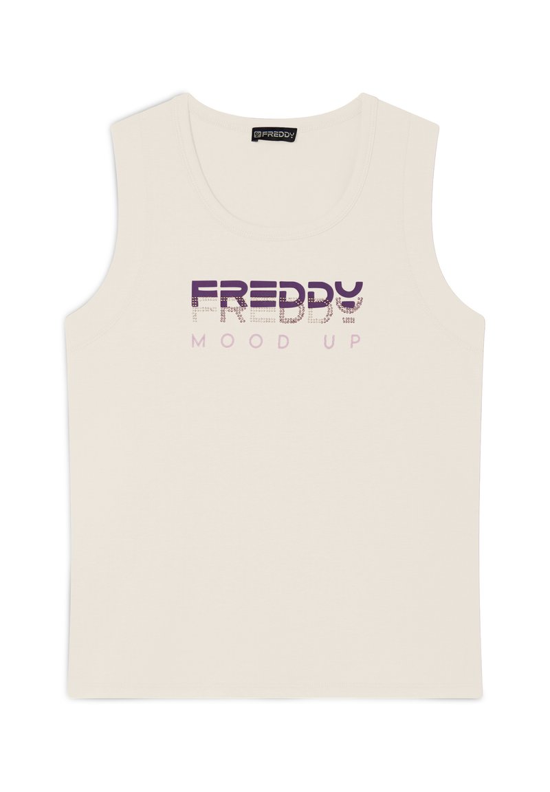 Freddy REGULAR FIT CON DETTAGLI DORATI - Top - sugar swizzle