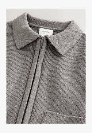 Next, REGULAR FIT - ZIP FRONT - Cardigan - charcoal grey