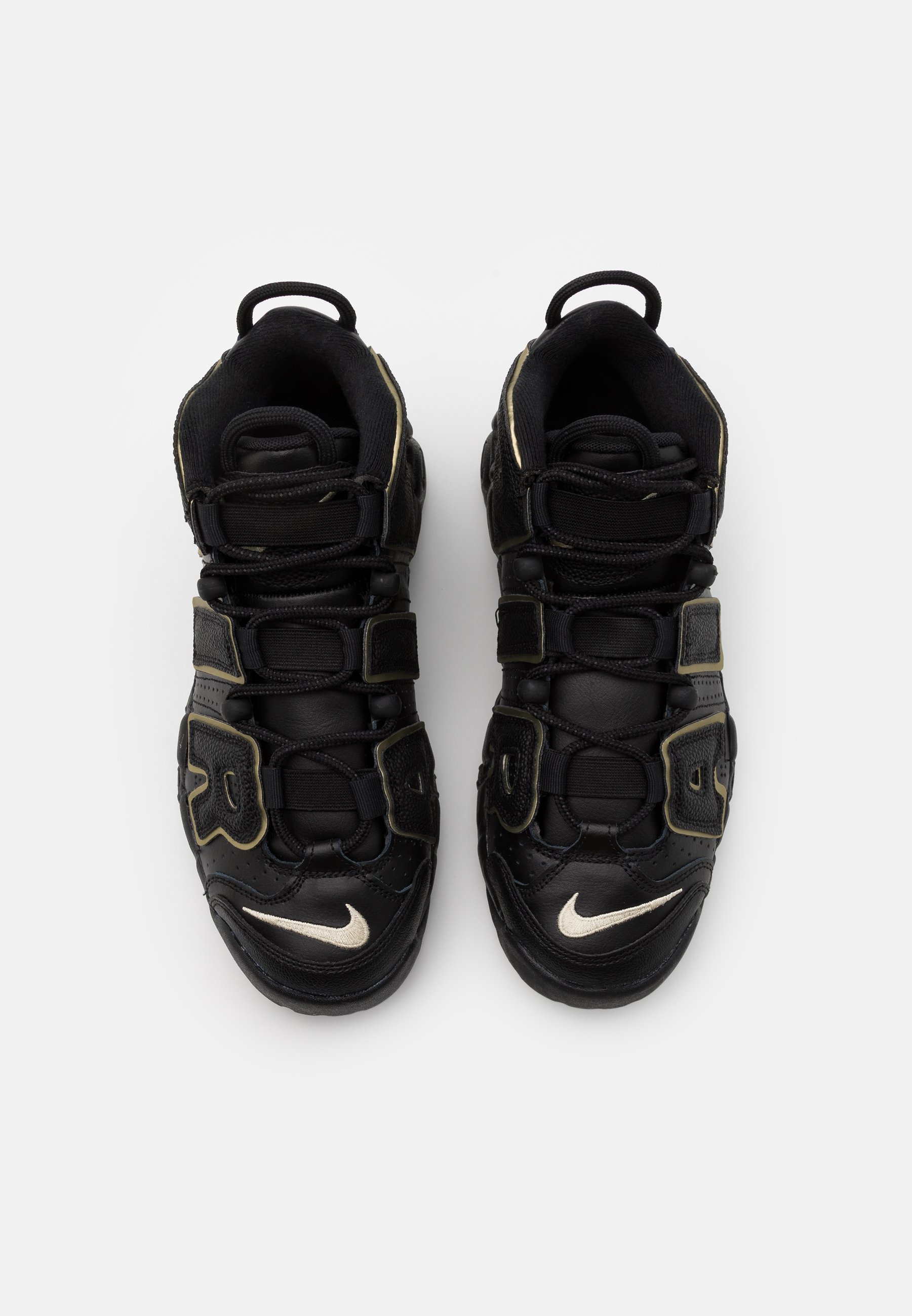 nike air more uptempo black gold