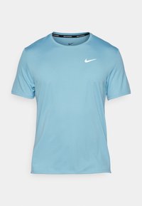 MILER - Camiseta deportiva - denim turq/(reflective silv)