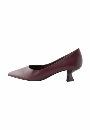 WIDE FIT FOREVER COMFORT KITTEN HEEL COURT - Classic heels - wine red