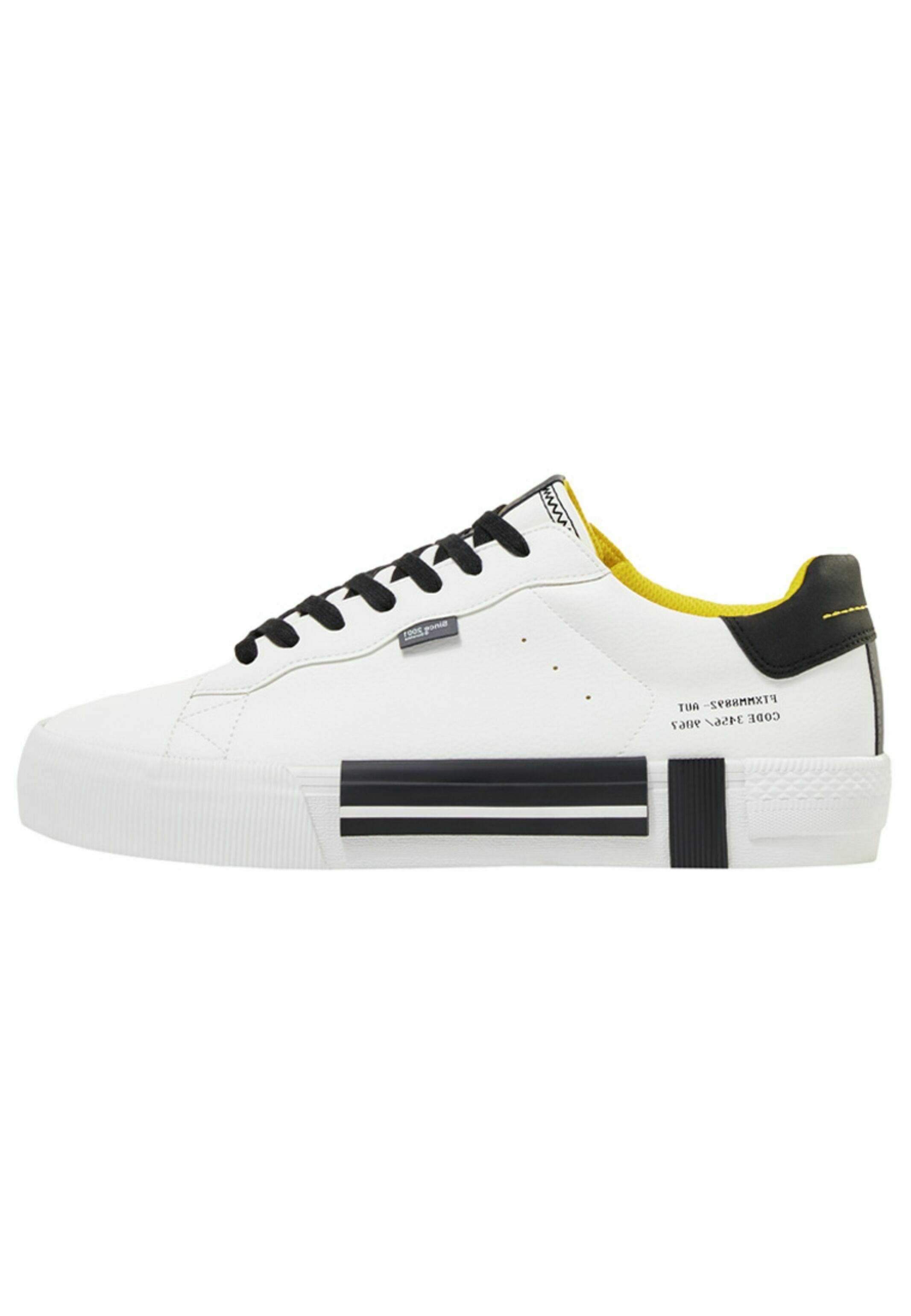 Bershka Sneakers laag - white/wit - Zalando.nl