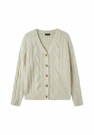 Strickjacke - oatmeal
