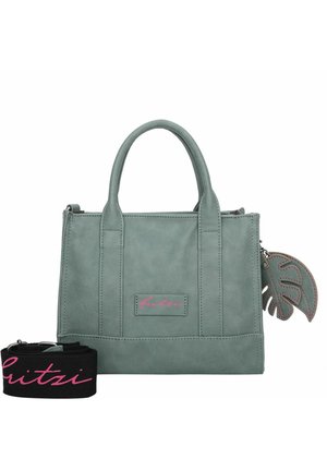 SQUARE  - Handbag - leaf