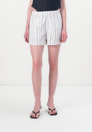 PULL ON STRIPE - Shorts - blue