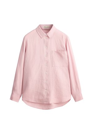 OYSHO, RELAXED SHIRT - Blúzka so zapínaním na gombíky - dusty pink