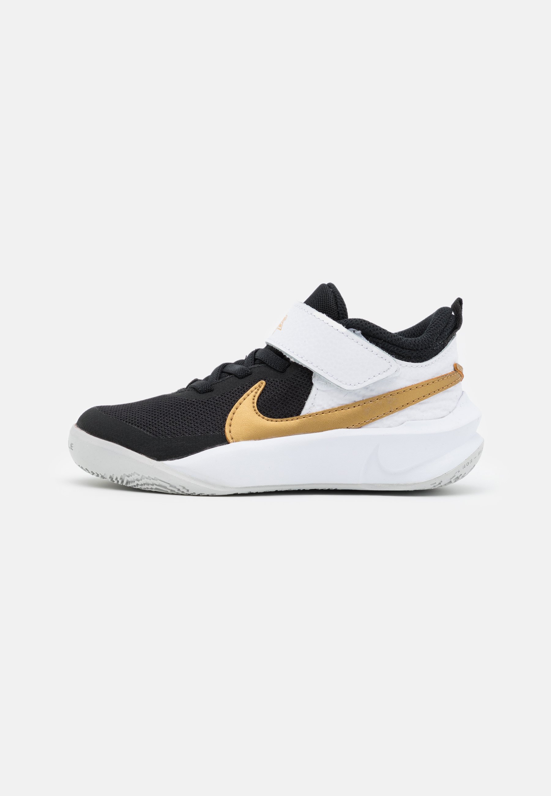 TEAM HUSTLE 10 UNISEX - Zapatillas de baloncesto - gold/white/photon dust/negro - Zalando.es