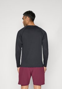 ICANIWILL TRAINING LONG SLEEVE MEN - Top dugih rukava - black