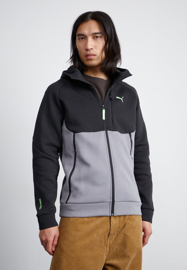 TECH FULL-HOODIE - Zip-up sweatshirt - cast iron