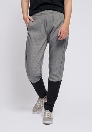 TAPERED - Tracksuit bottoms - grey melange