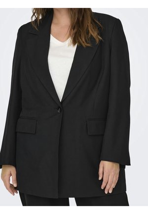 Halflange jas - mottled black