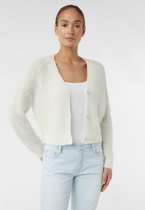 Strickjacke - weiß