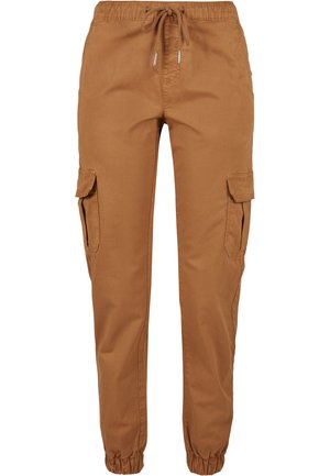 Urban Classics HIGH WAIST - Pantalones cargo - toffee