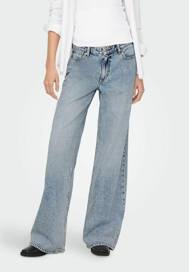 ONLY ONLCHRIS REG LOW WIDE DNM MAS412 NOOS Jeans Bootcut light blue