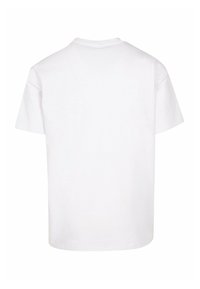 Hvid bomulds t-shirt, korte ærmer, rund hals, ensfarvet, enkel design uden synlige logoer eller mønstre, standard pasform.