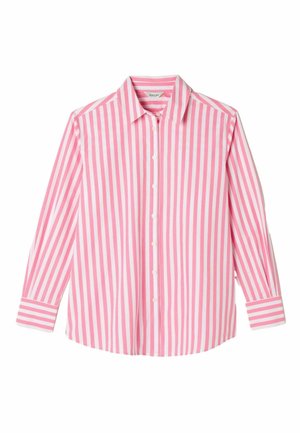 Joules, AMILLA LONGLINE - Button-down blouse - pink & white stripe
