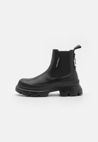 Bottines Plateforme Karl Lagerfeld – Pointure 38, Argenté, Cuir – Occasion En Bon état