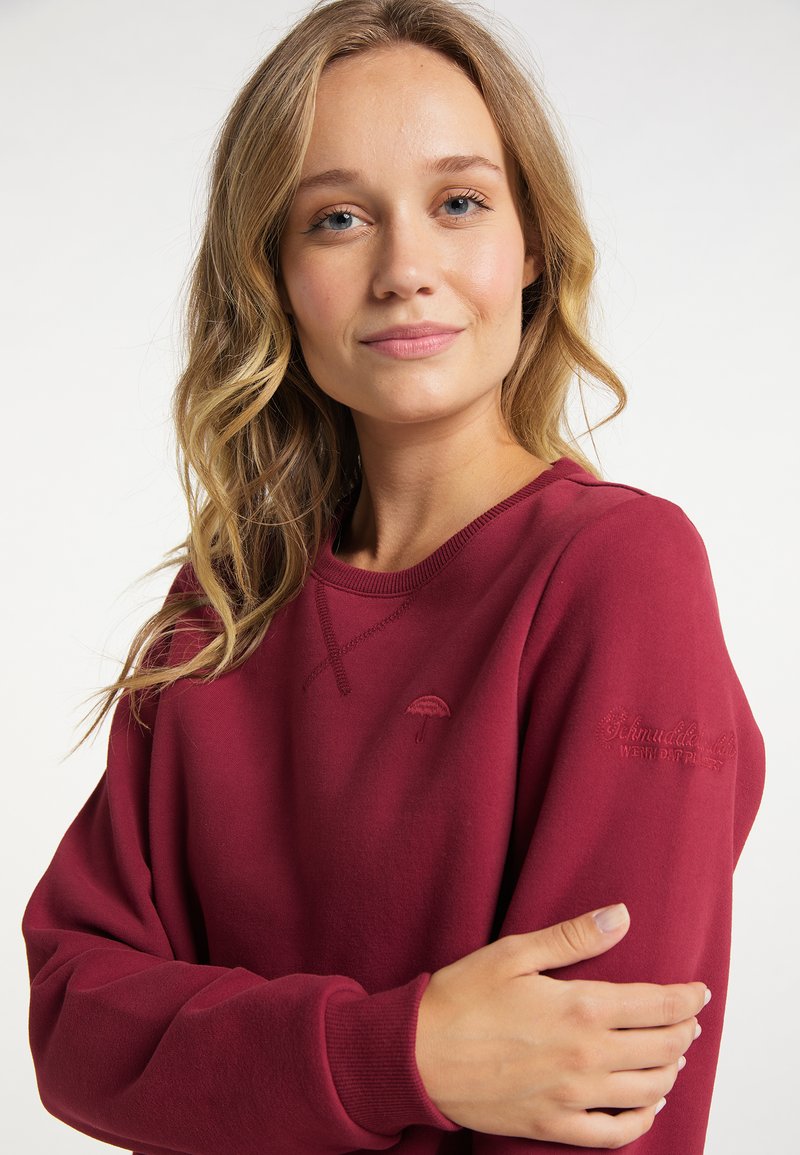Damen Sweatshirts | Schmuddelwedda SCHMUDDELWEDDA YASANNA Sweatshirt dunkelrot - SX46407 Damen Sweatshirts | Schmuddelwedda SCHMUDDELWEDDA YASANNA Sweatshirt dunkelrot - SX46407