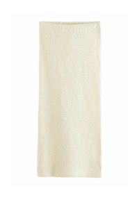 CO-ORD BOUCLÉ TEXTURED COLUMN MIDI  - Kokerrok - white ecru
