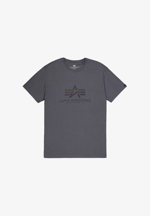 Alpha Industries, RAINBOW REF - T-shirt imprimé - greyblack