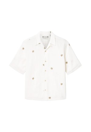 AllSaints, FELINE SS SHIRT - Overhemd - ecru