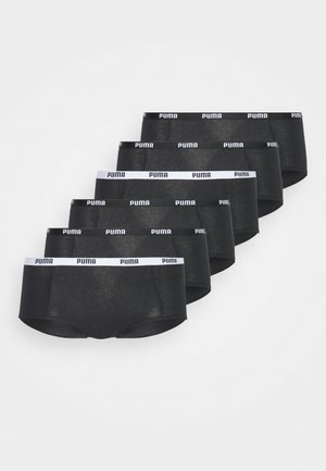 WOMEN MINI 6 PACK - Hlače - black