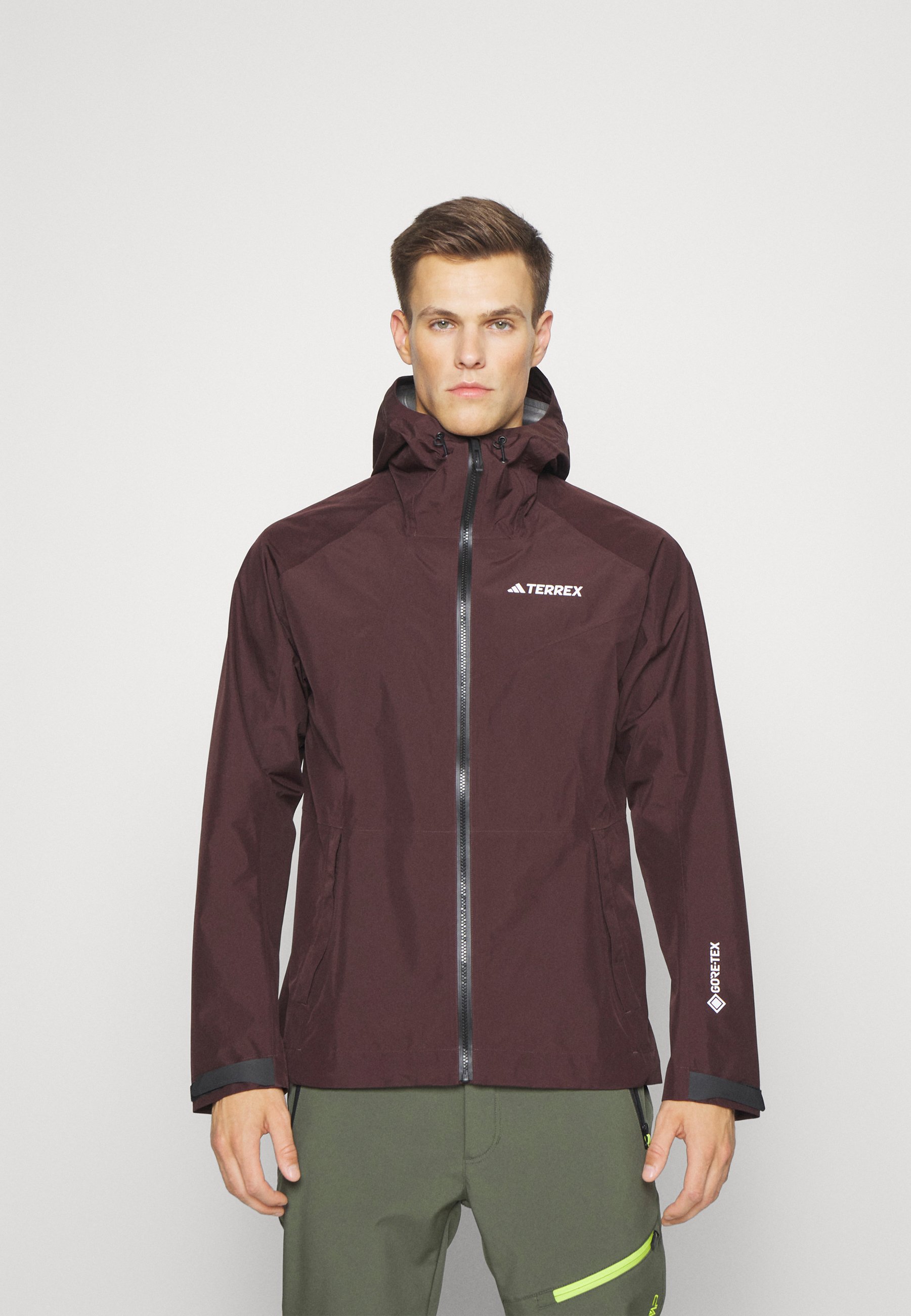 Adidas Terrex TERREX XPERIOR GORE-TEX® PACLITE RAIN - Hardshell jacket -  shadow brown/brown - Zalando