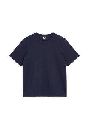 ARKET, ARKET PEARL HEAVYWEIGHT T-SHIRT - T-shirt basic - dark blue