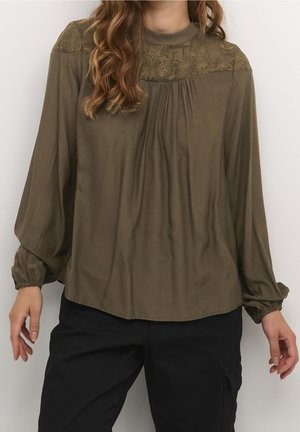 Bluse - olive