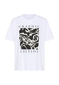 Unselected, optical white graphic square