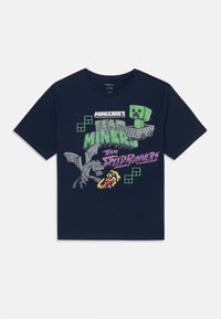 Name it - NKMJAHI MINECRAFT - Print T-shirt - navy blazer Thumbnail Image 1