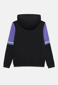 adidas Performance F50 HOODIE YOUTH UNISEX - Bluză de molton - black/purple