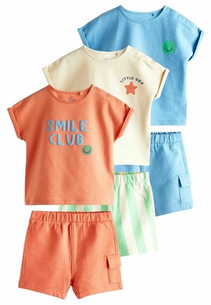 6 PACK - REGULAR FIT - Shortsit - blue orange