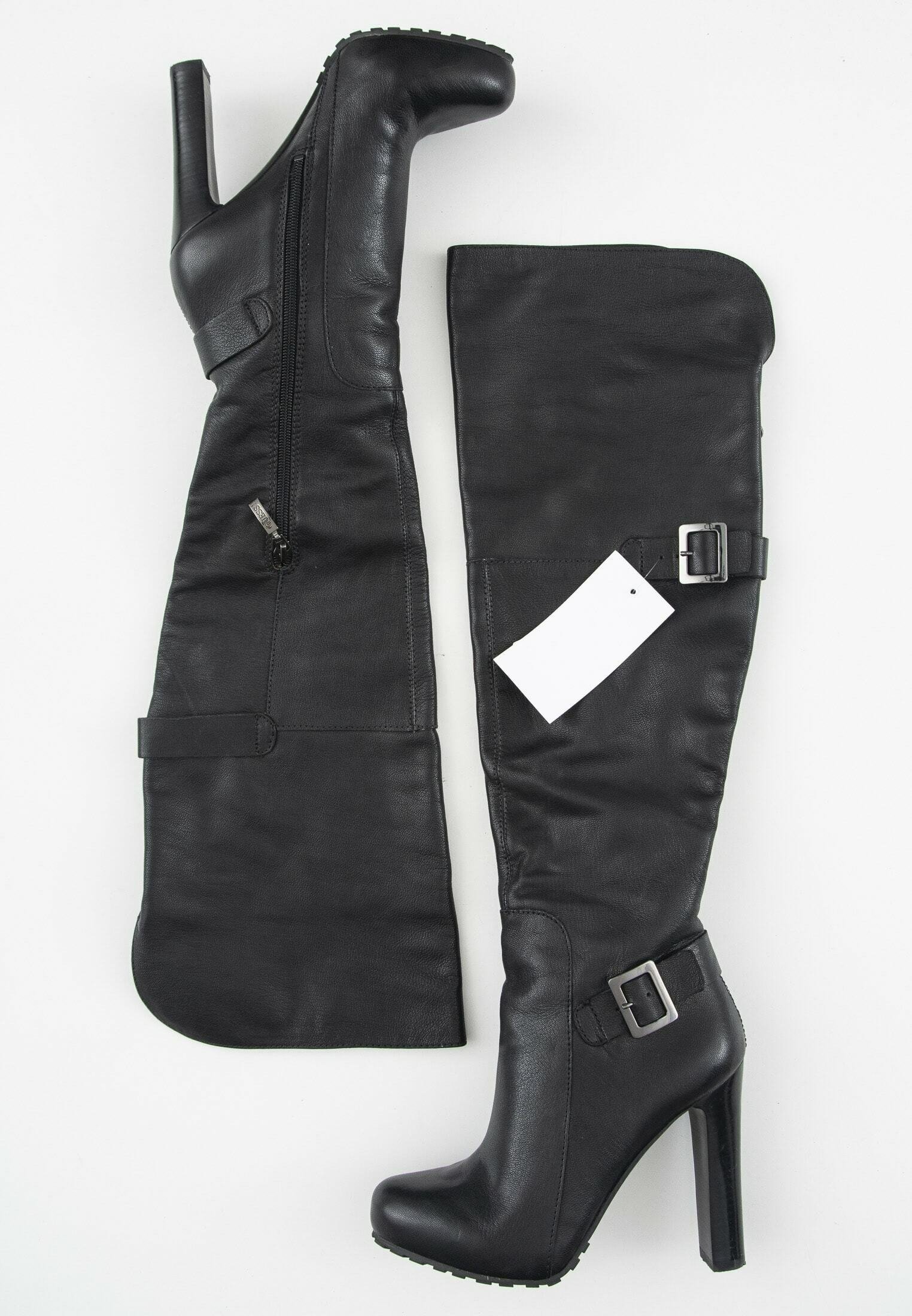 Guess Laarzen met hoge hak - black/Zwart - Zalando.nl