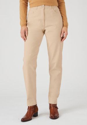 Jeans fuselé - beige chiné