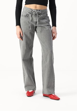 RANCY  - Straight leg jeans - light grey denim