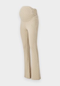 OLMCORRY FLARED PANT - Leggings - Trousers - white pepper