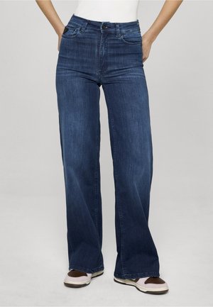 Flared jeans - dark blue