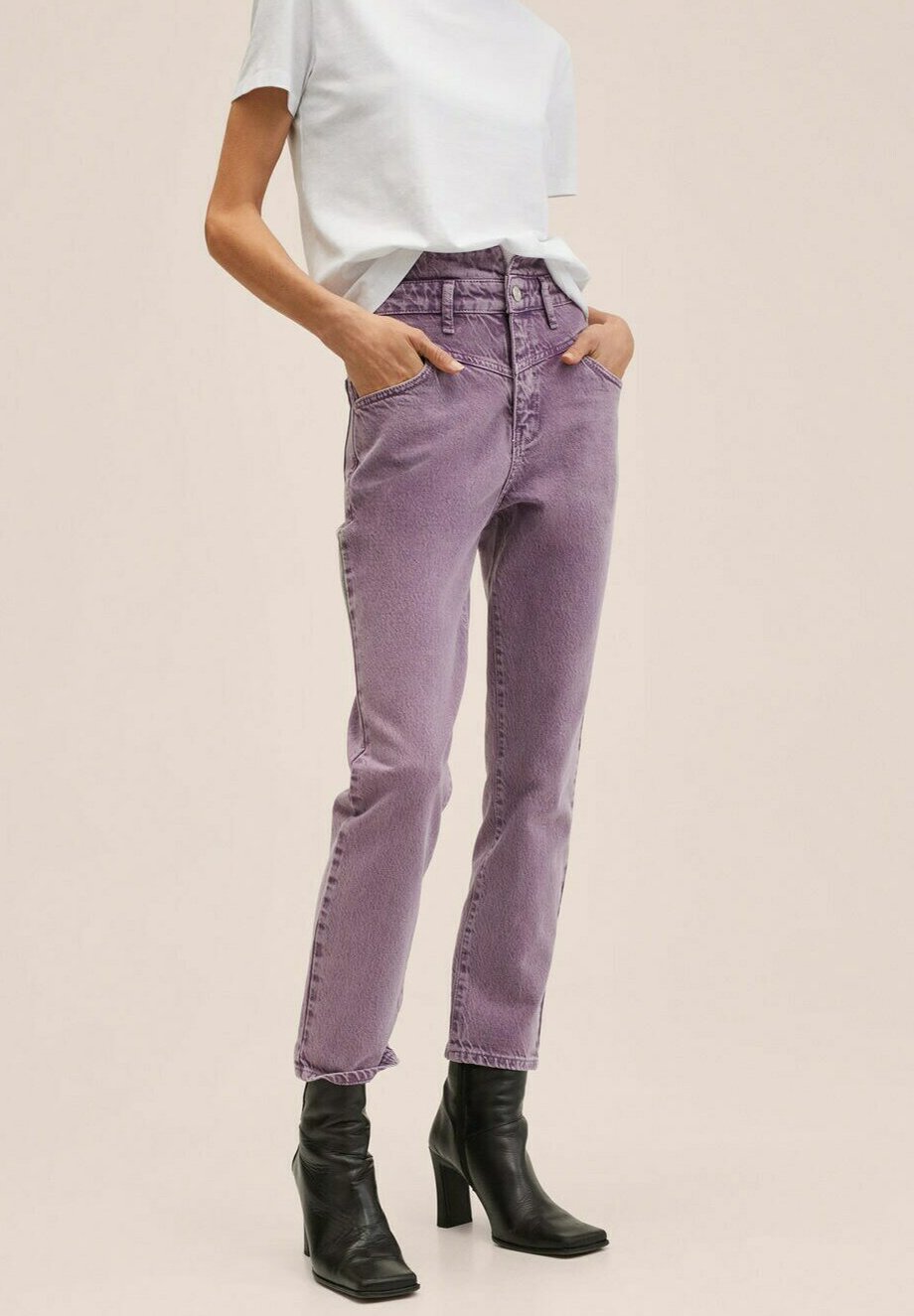 Mango JULIA - Vaqueros slim fit - violet/morado - Zalando.es