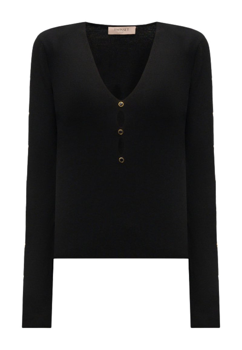 TWINSET Trui antraciet gemêleerd TWINSET Trui antraciet gemêleerd