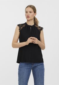 Vero Moda Tall - VMMILLA TEE - T-shirt print - black Miniatuurafbeelding 1