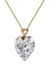 MYC Paris CHEERY HEART - Collana - doré cristal
