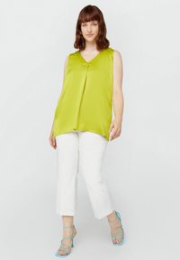 Fiorella Rubino CON PIEGA DAVANTI - Top - giallo