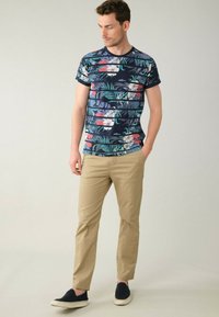 Deeluxe Original CARIBBEAN - Triko s potiskem - navy