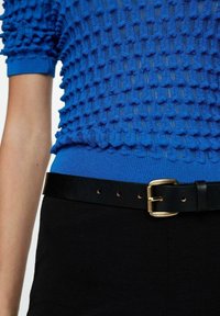 Mango Triko s potiskem - neon blue