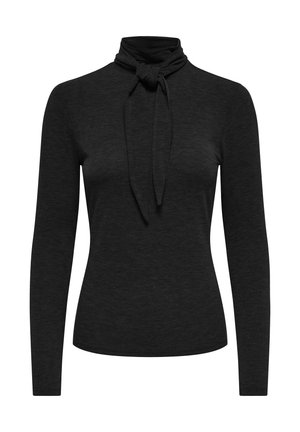JDY, JDYMULLY L/S SCARF DETAIL TOP JRS EXP - Pullover - black