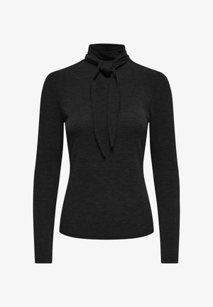 JDY, JDYMULLY L/S SCARF DETAIL TOP JRS EXP - Pullover - black