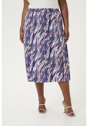 KAFFE CURVE KCGINNY SKIRT - A-line skirt - abstract multi color print