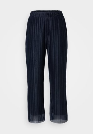 Vero Moda Curve, VMCMALONE WIDE - Nohavice - navy