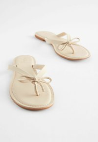 Next FOREVER COMFORT BOW DETAIL - Žabky - bone white